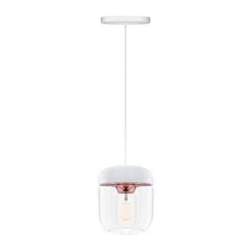 Acorn lampsk�ärm vit - polerad koppar - Umage