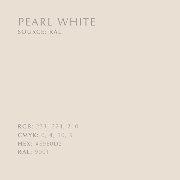 Asteria bordslampa, Pearl white Umage