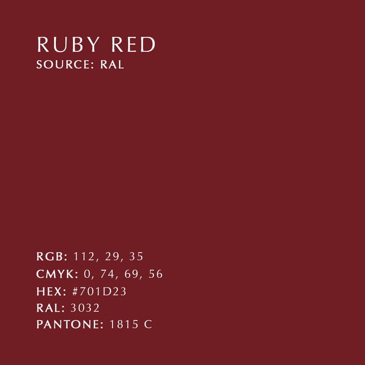 Asteria bordslampa - Ruby red - Umage