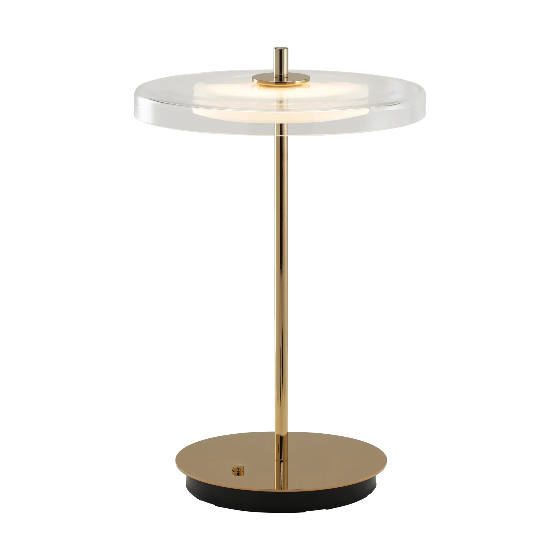 Asteria Move bordslampa, Glass-polished brass Umage