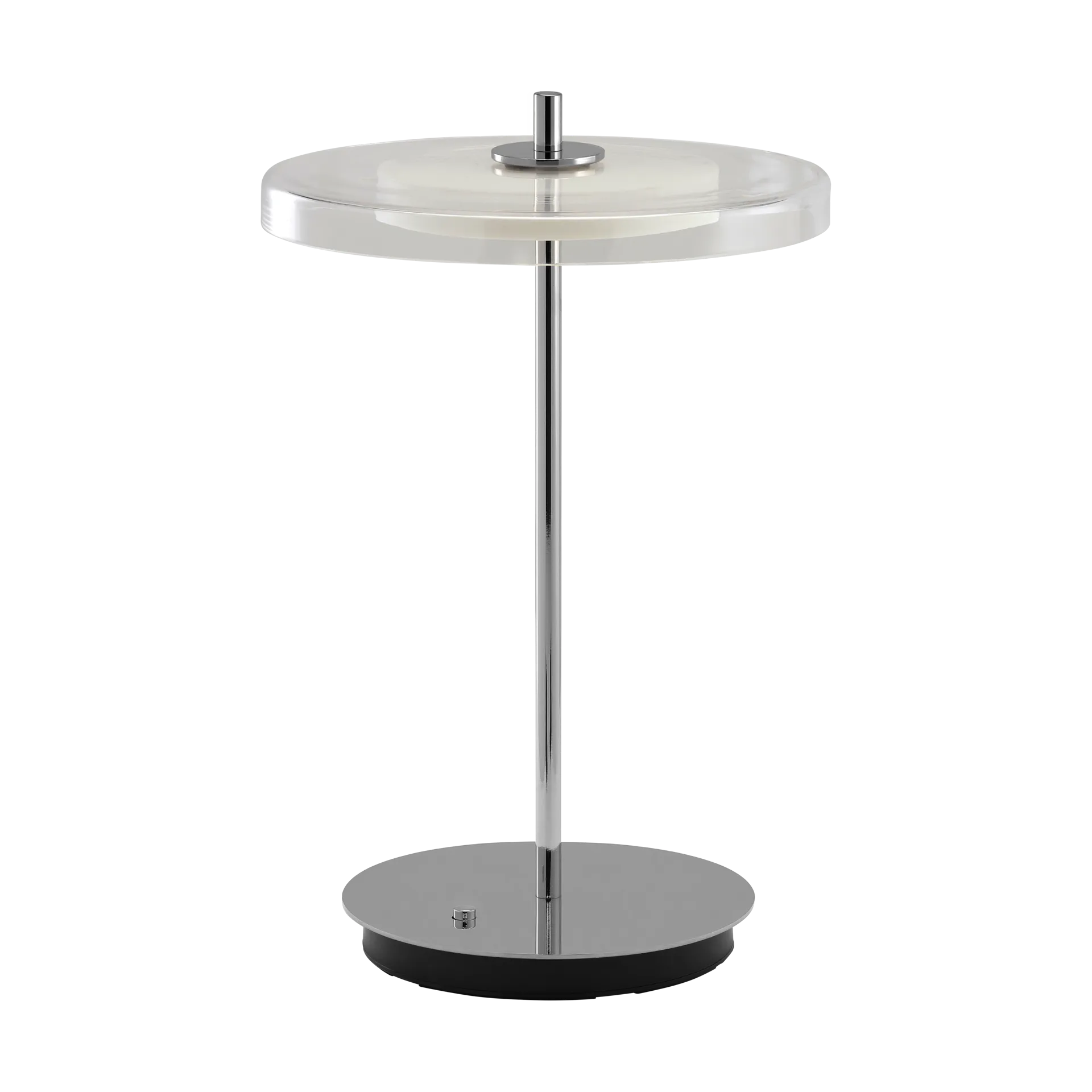 Asteria Move bordslampa, Glass-polished steel Umage