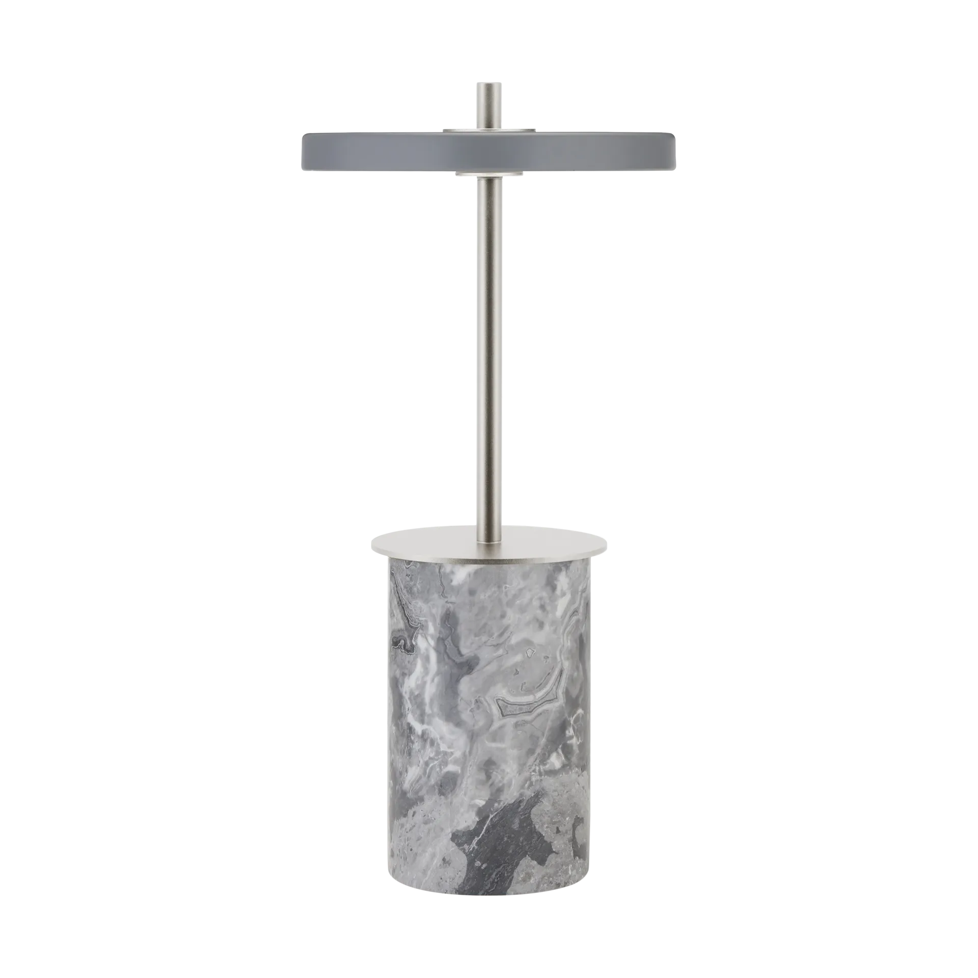 Asteria Move Mini bordslampa Ø12x25,5 cm, Grey Marble-steel Umage