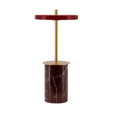 Asteria Move Mini bordslampa Ø12x25,5 cm - Red marble - Umage