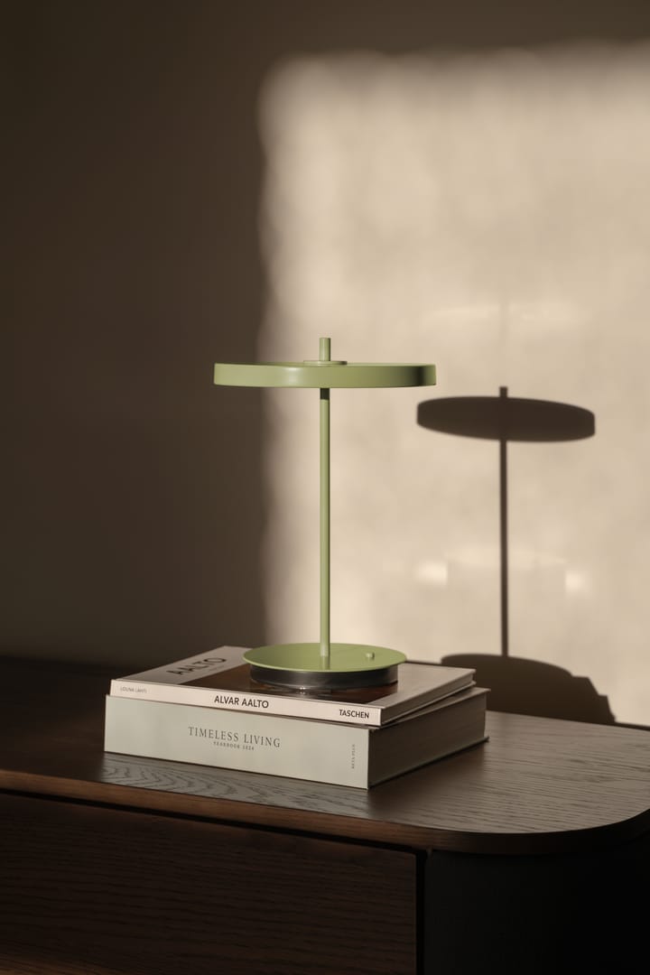 Asteria Move portabel bordslampa, Monochrome-leaf Umage