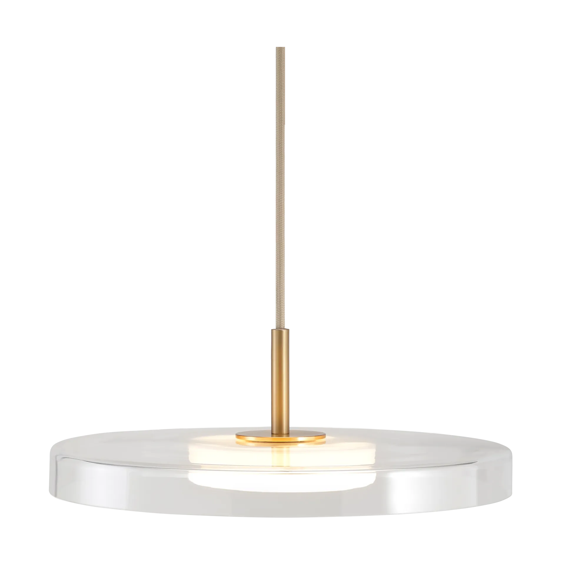 Asteria taklampa, Glass Umage