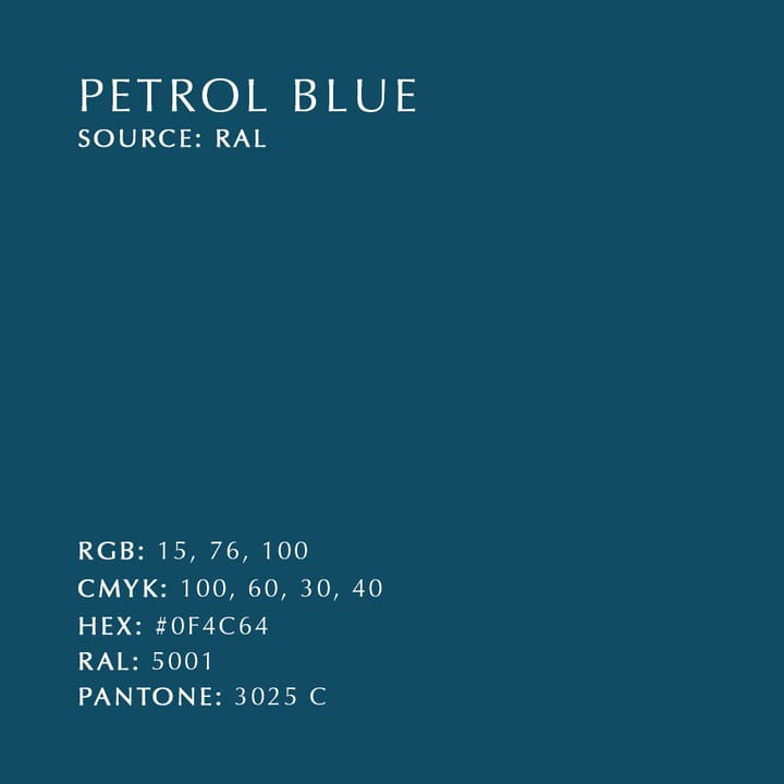 Asteria taklampa - Petrol blue - Umage