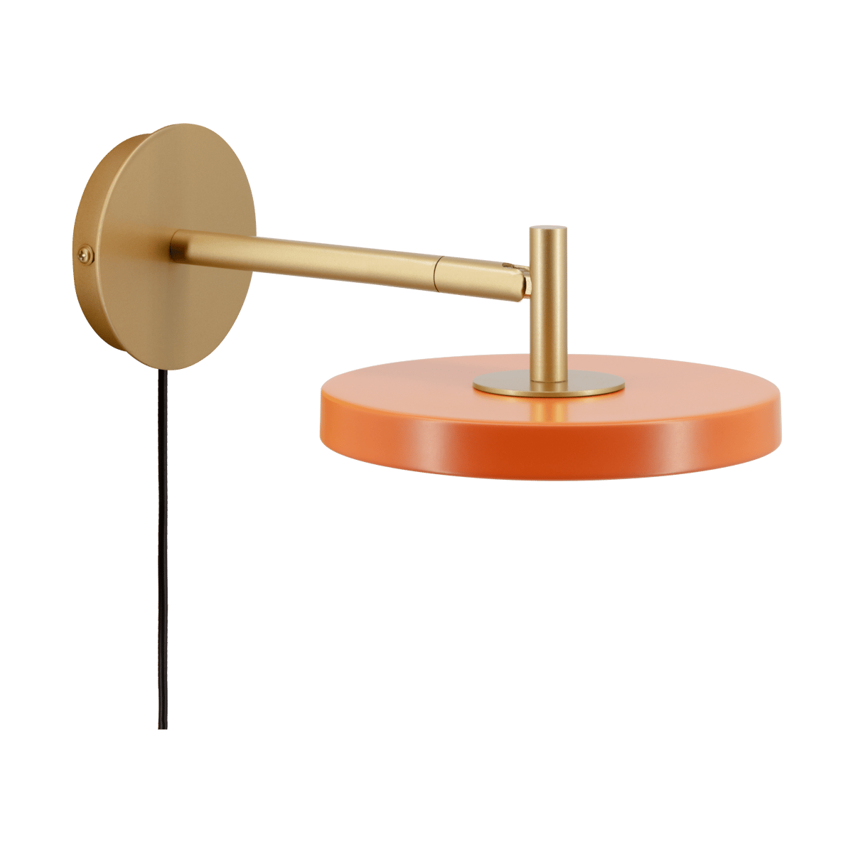 Umage Asteria Wall short vägglampa Nuance orange | Skandinavisk Design | Vägglampor | Orange