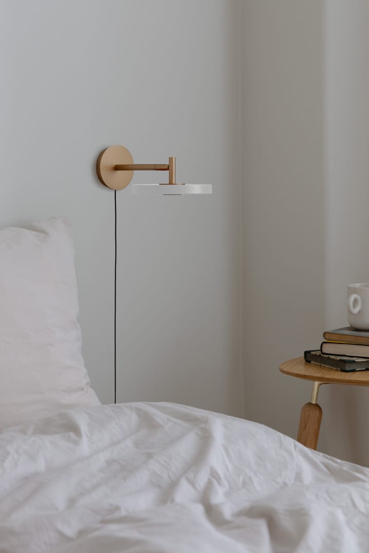 Asteria Wall short vägglampa, Pearl white Umage