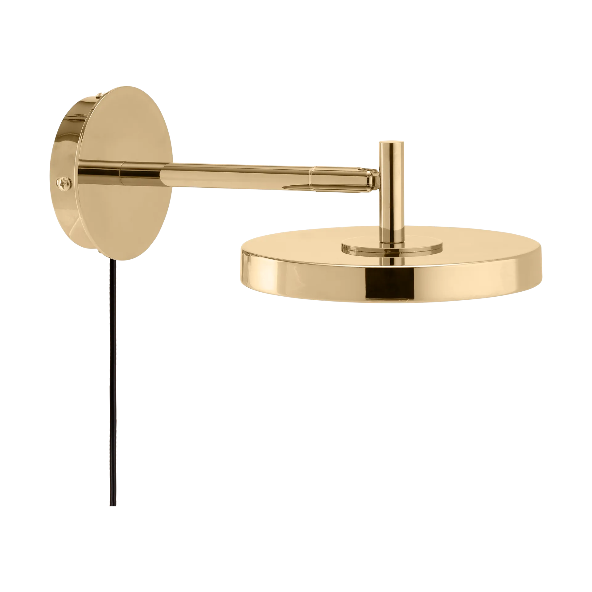 Asteria Wall short vägglampa, Polished brass Umage