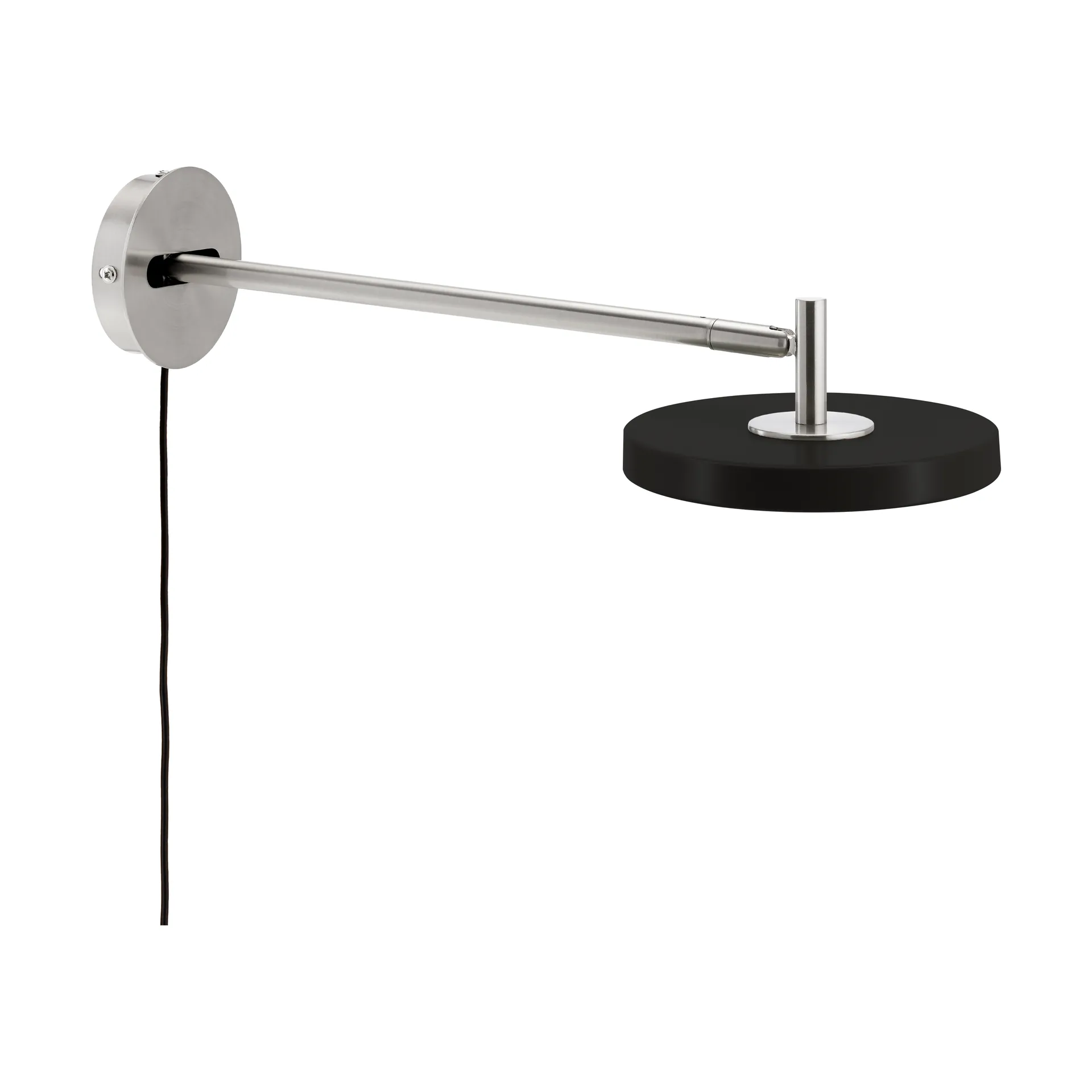 Asteria Wall vägglampa, Long, Black-chrome Umage