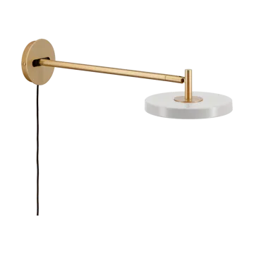 Asteria Wall vägglampa - Long, Nuance mist-brass - Umage