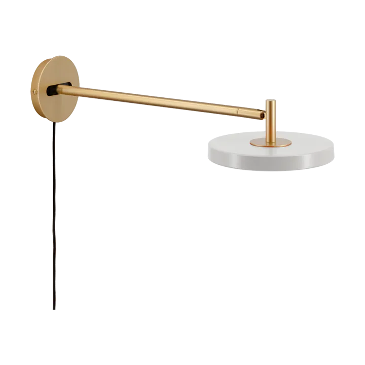 Asteria Wall vägglampa - Long, Nuance mist-brass - Umage
