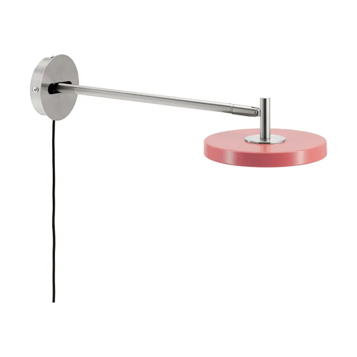 Asteria Wall vägglampa - Long, Nuance Rose-chrome - Umage