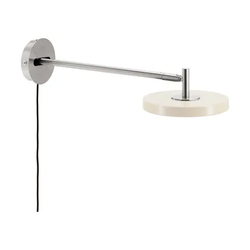 Asteria Wall vägglampa - Long, Pearl White-chrome - Umage