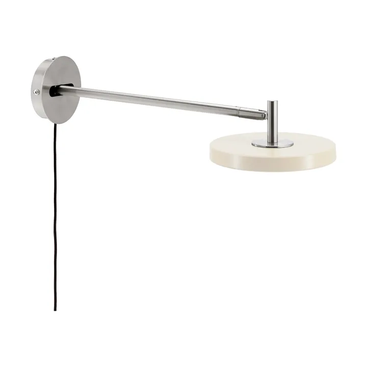 Asteria Wall vägglampa - Long, Pearl White-chrome - Umage