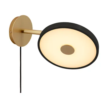 Asteria Wall vägglampa - Short, Black-brass - Umage