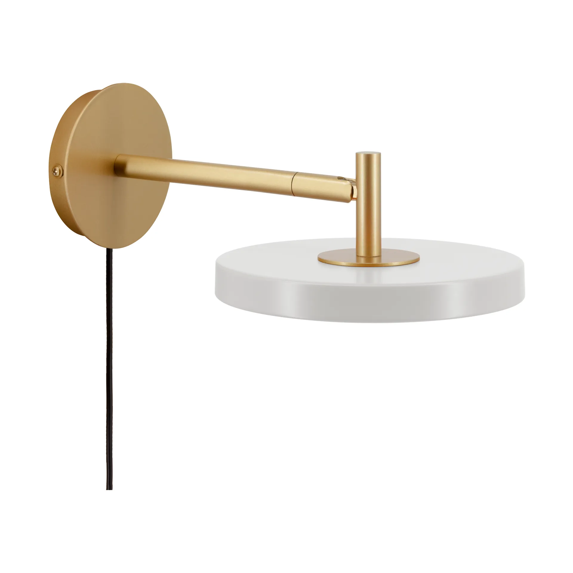 Asteria Wall vägglampa, Short, Nuance mist-brass Umage