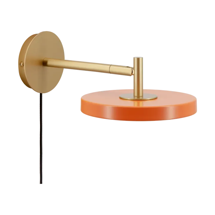 Asteria Wall vägglampa - Short, Nuance orange-brass - Umage