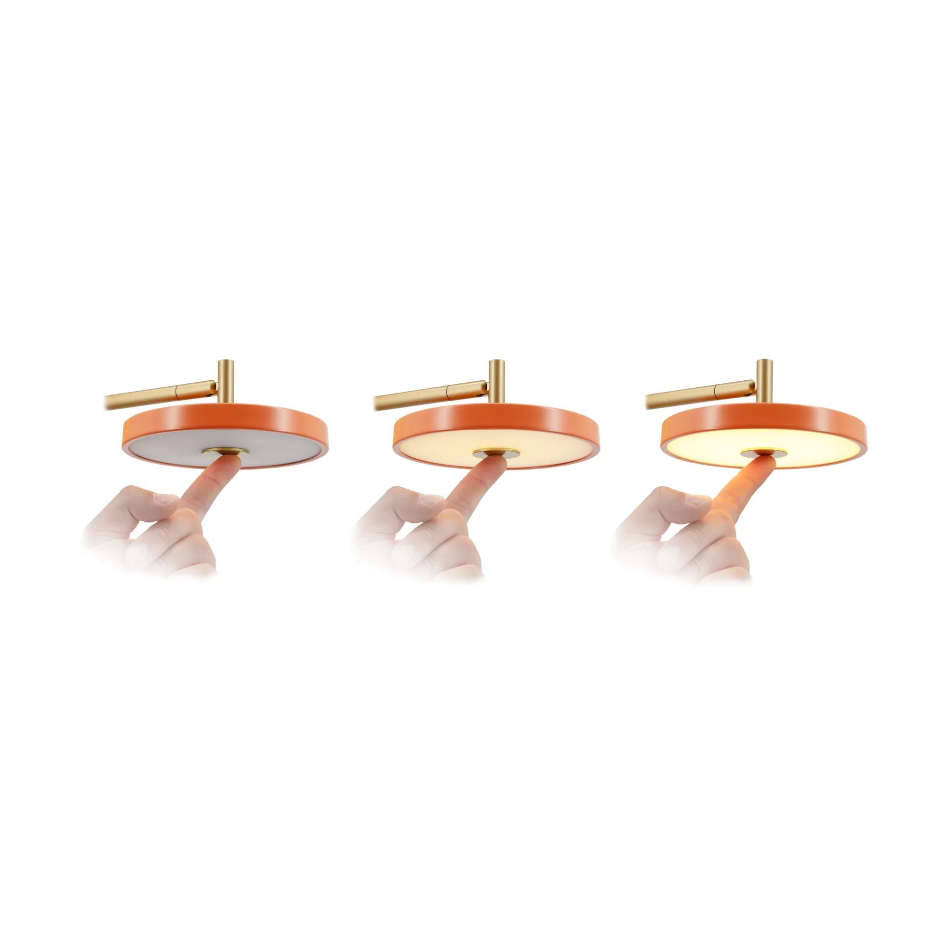Asteria Wall vägglampa, Short, Nuance orange-brass Umage
