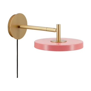 Asteria Wall vägglampa - Short, Nuance rose-brass - Umage