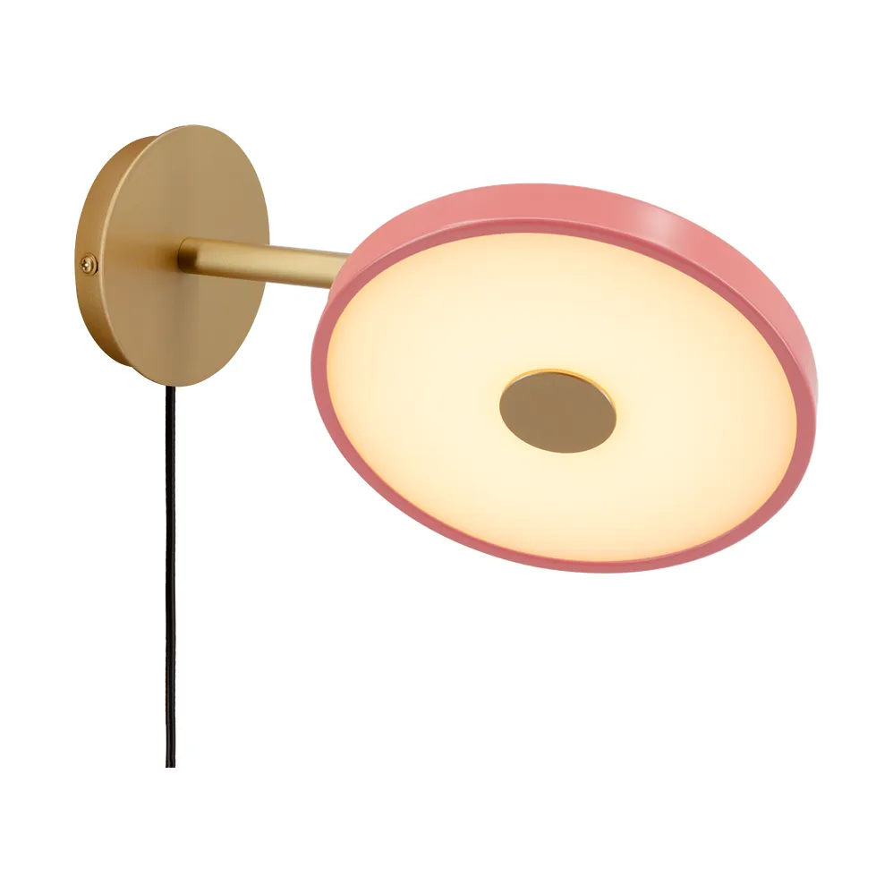 Asteria Wall vägglampa, Short, Nuance rose-brass Umage