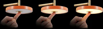 Asteria Wall vägglampa - Short, Nuance rose-brass - Umage