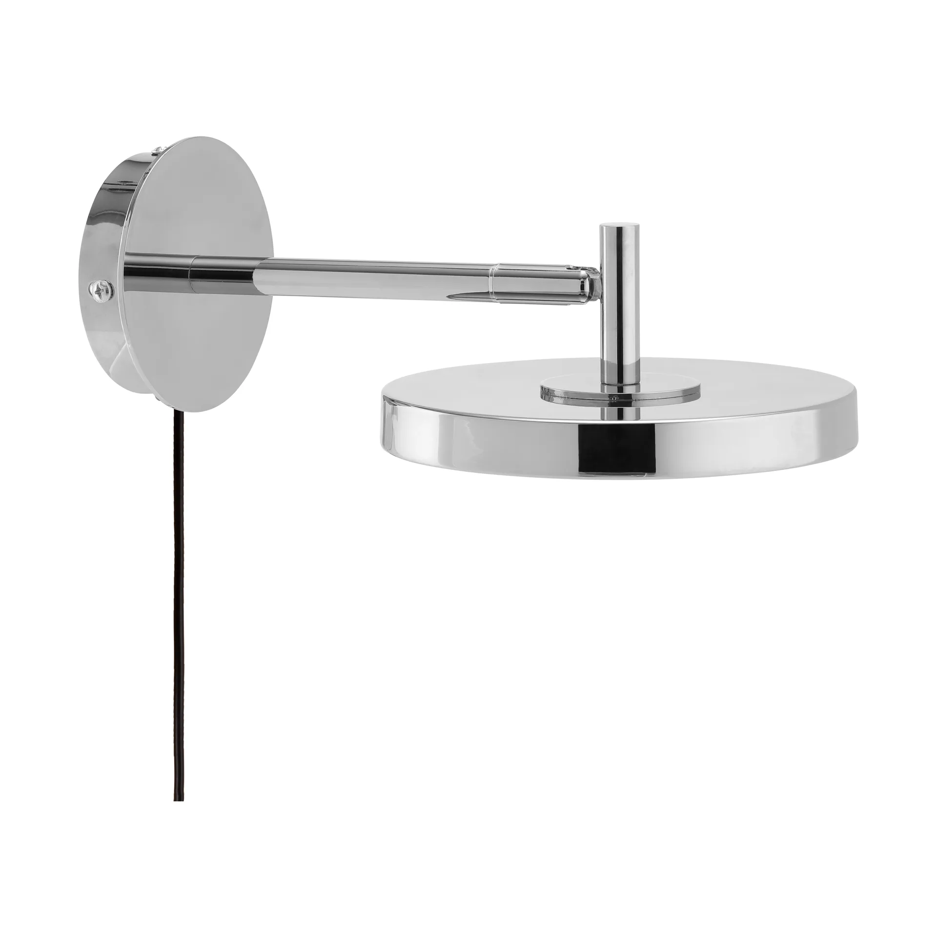 Asteria Wall vägglampa, Short, Polished steel Umage