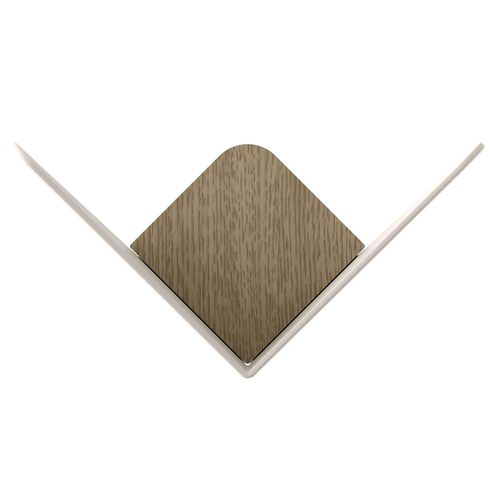 Butterflies krok medium, Pearl white Umage