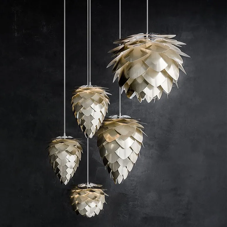 Conia lampa borstad mässing, Ø 40 cm Umage