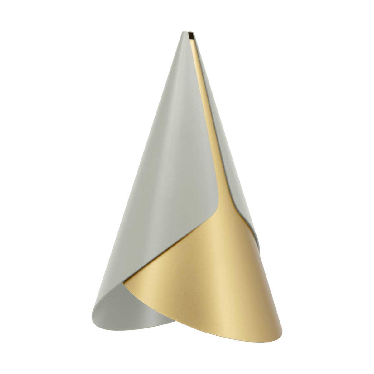 Umage Cornet lampskärm Nuance olive-brass | Skandinavisk Design | Taklampor & Pendlar | Grön