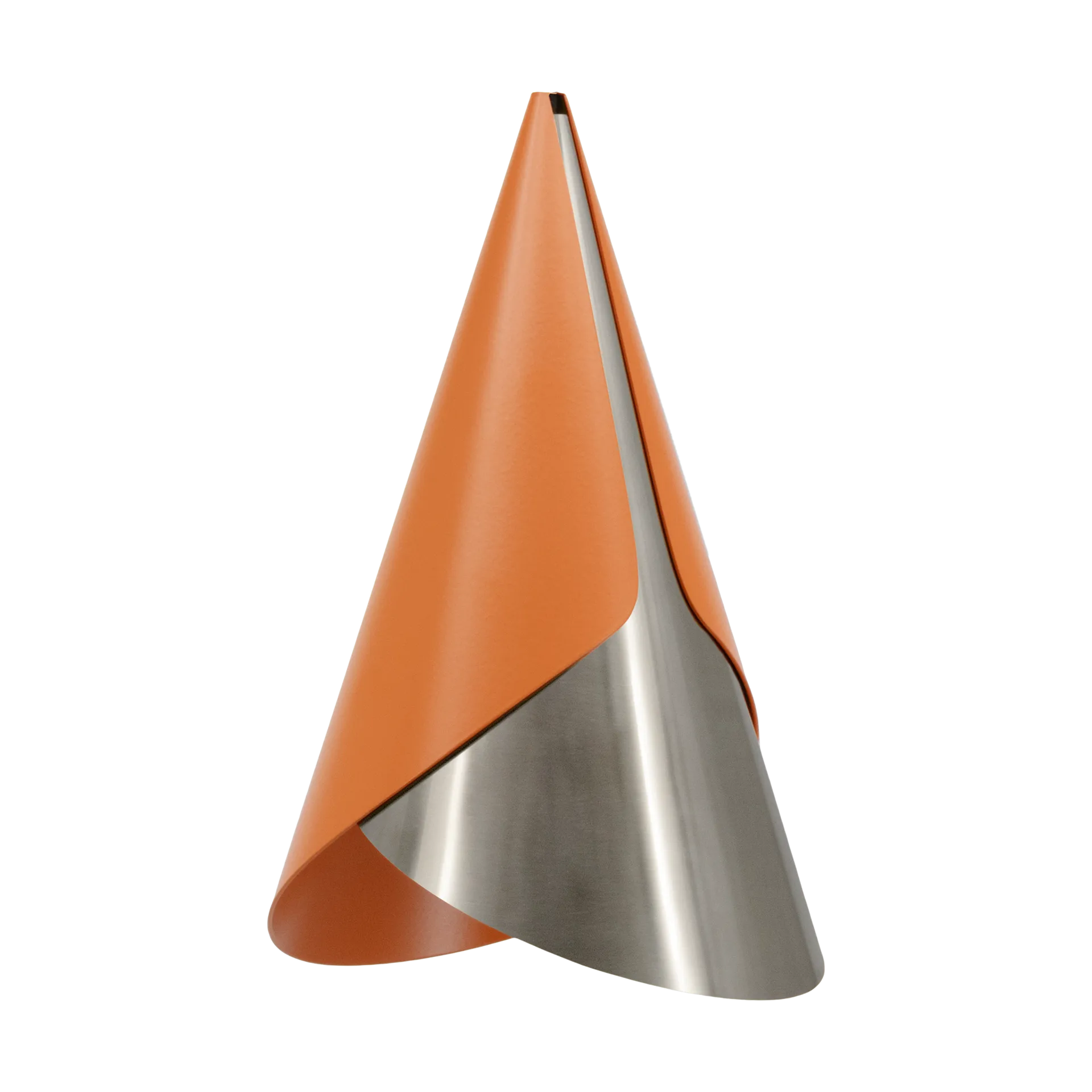 Cornet lampskärm, Nuance orange-steel Umage