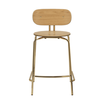 Curious barstol 65 cm - Oak-brass - Umage