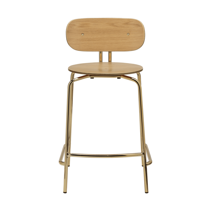 Curious barstol 65 cm - Oak-brass - Umage