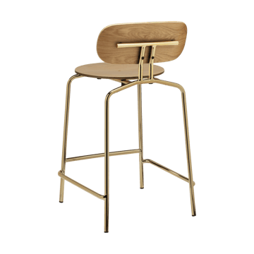 Curious barstol 65 cm - Oak-brass - Umage