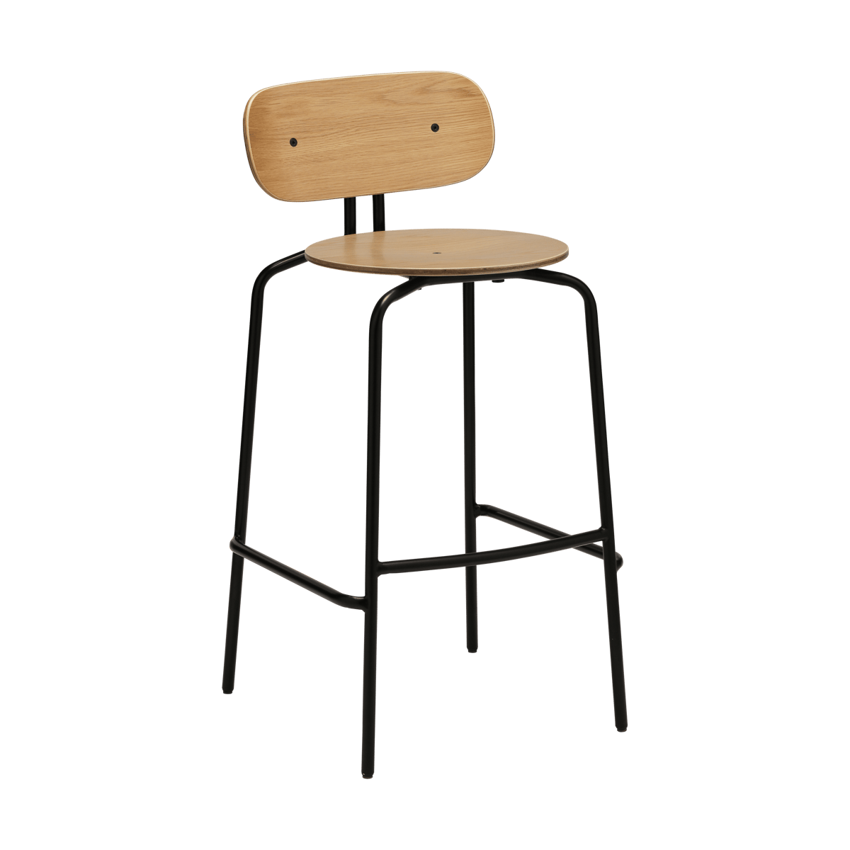 Umage Curious barstol 75 cm Oak-black | Skandinavisk Design | Barstolar | Svart
