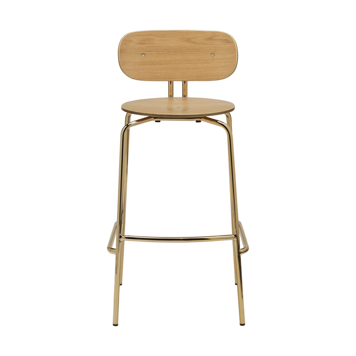 Curious barstol 75 cm - Oak-brass - Umage