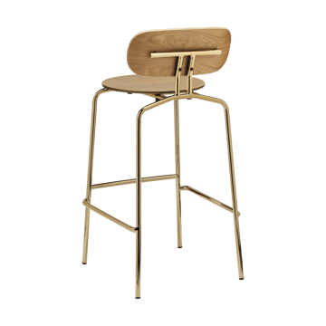Curious barstol 75 cm - Oak-brass - Umage
