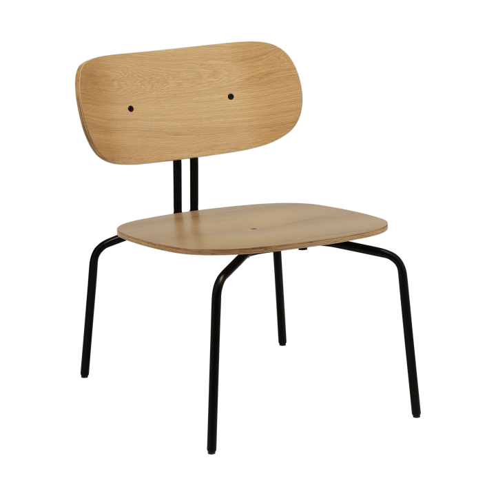 Curious loungefåtölj - Oak-black - Umage