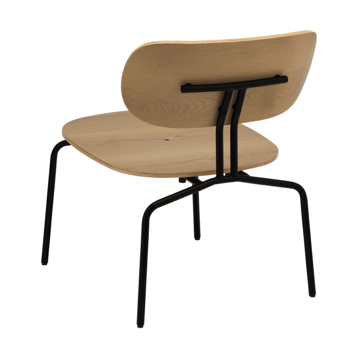 Curious loungefåtölj, Oak-black Umage