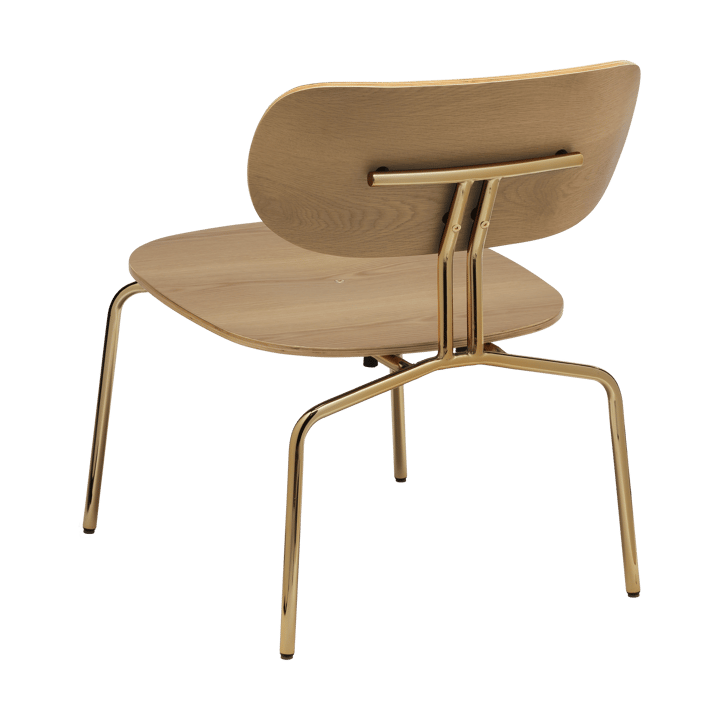Curious loungefåtölj, Oak-brass Umage
