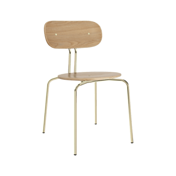 Curious stol - Oak-brass legs - Umage