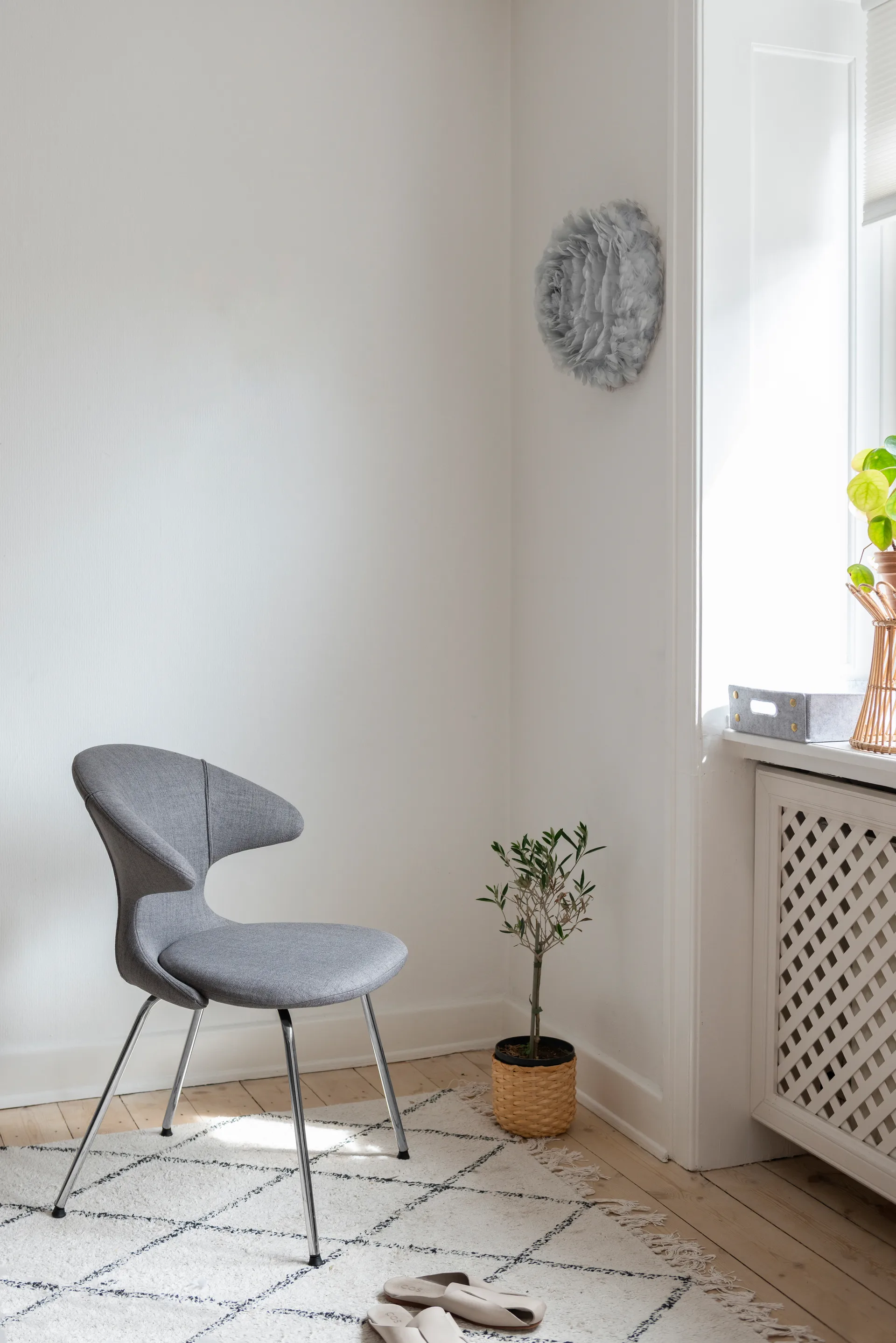 Eos Up plafond grå, 45 cm Umage