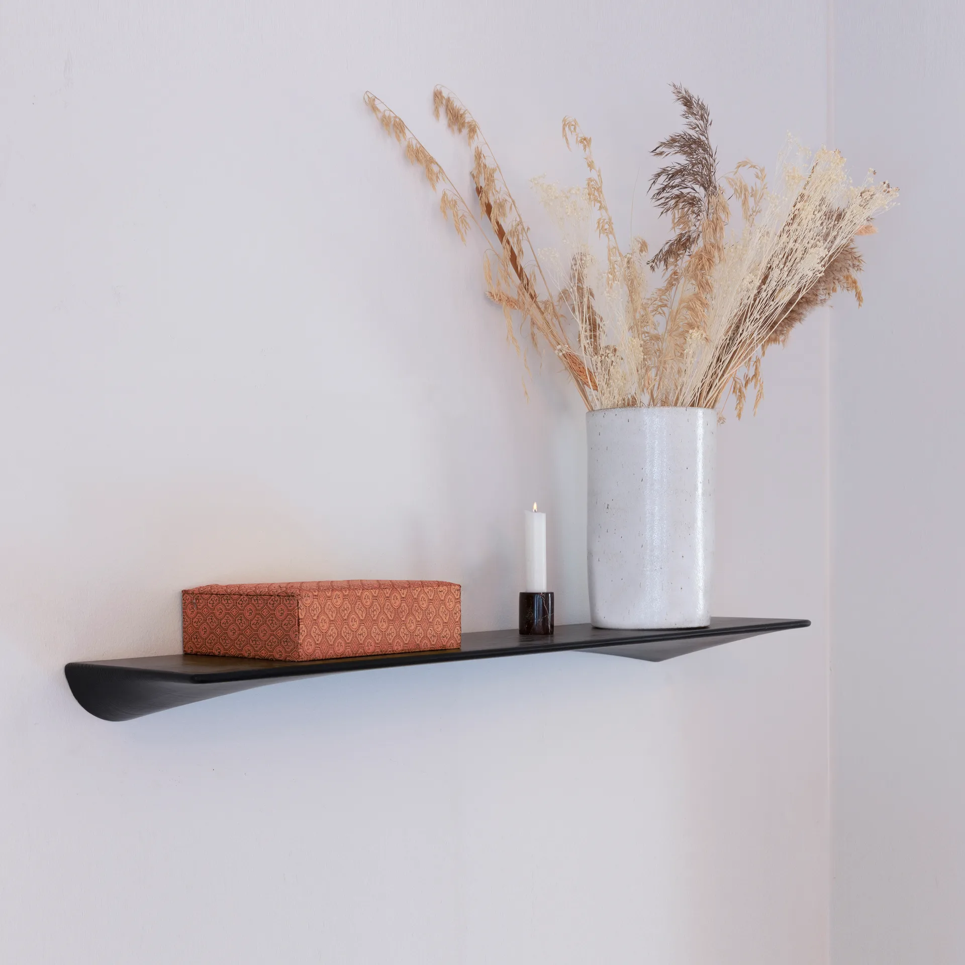 Flow hylla 98 cm, Dark ash Umage