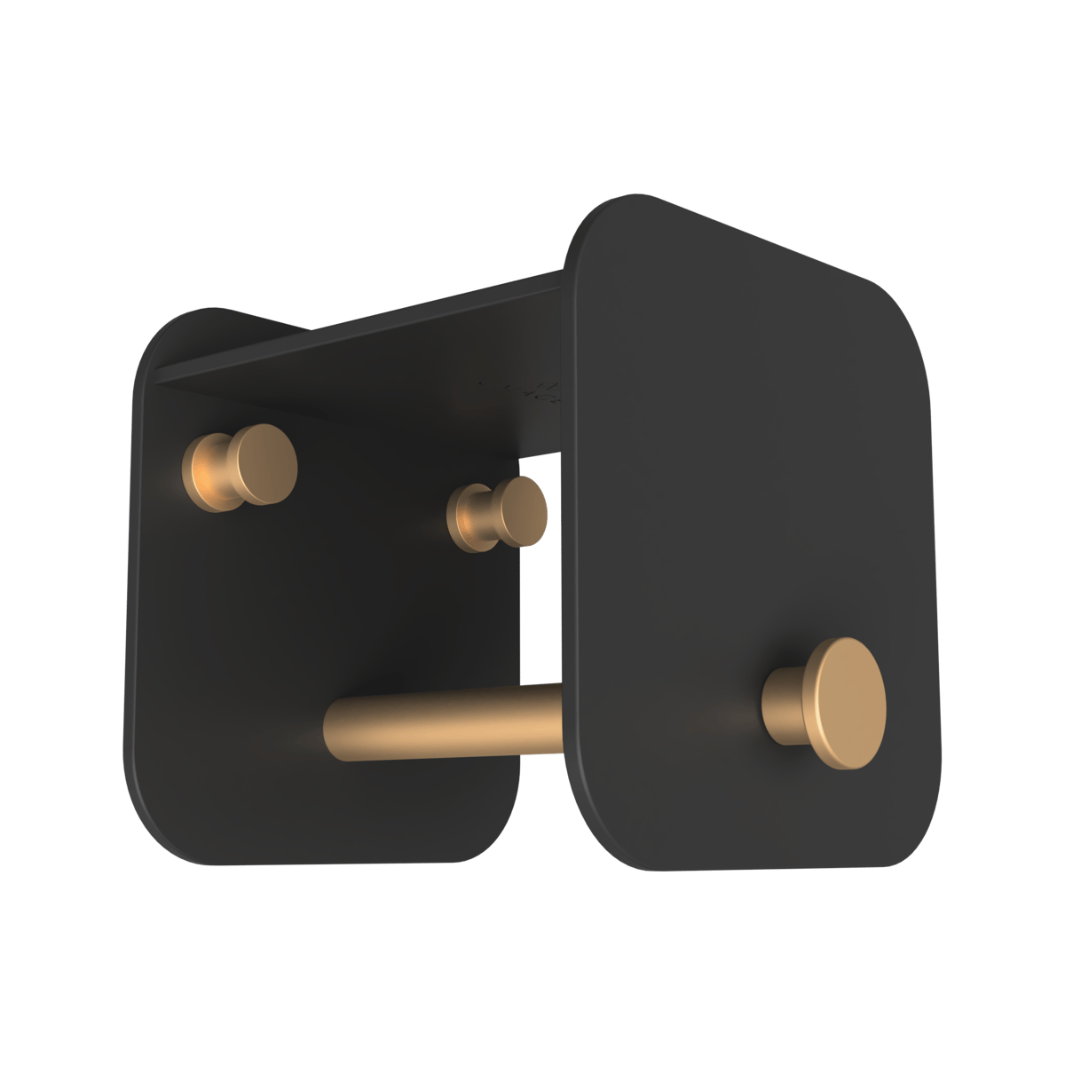 Umage Hang in There vägghängare Black-brass | Skandinavisk Design | Krokar & Hängare | Svart