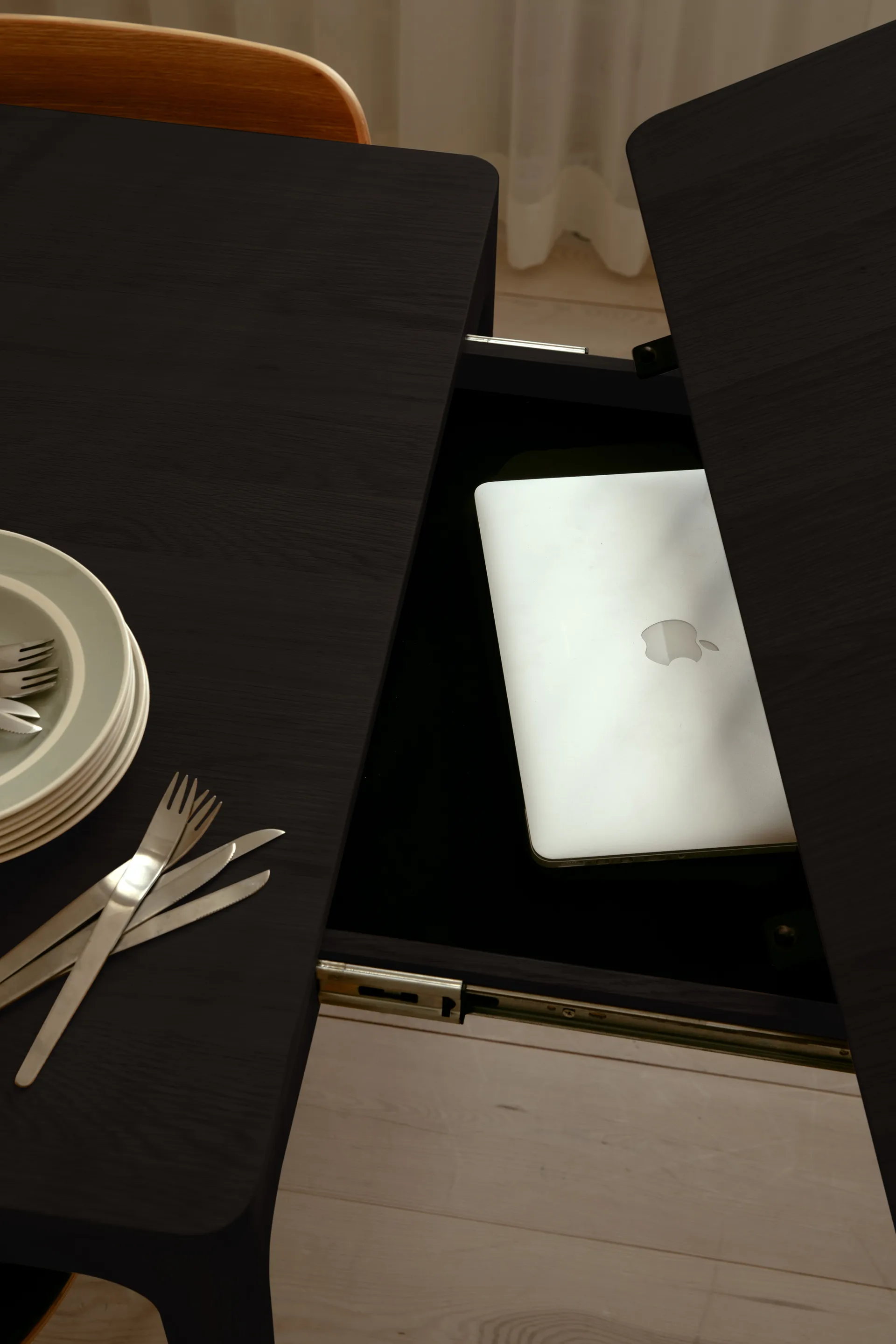 Heart'n'Soul matbord 90x120 cm, Black oak Umage