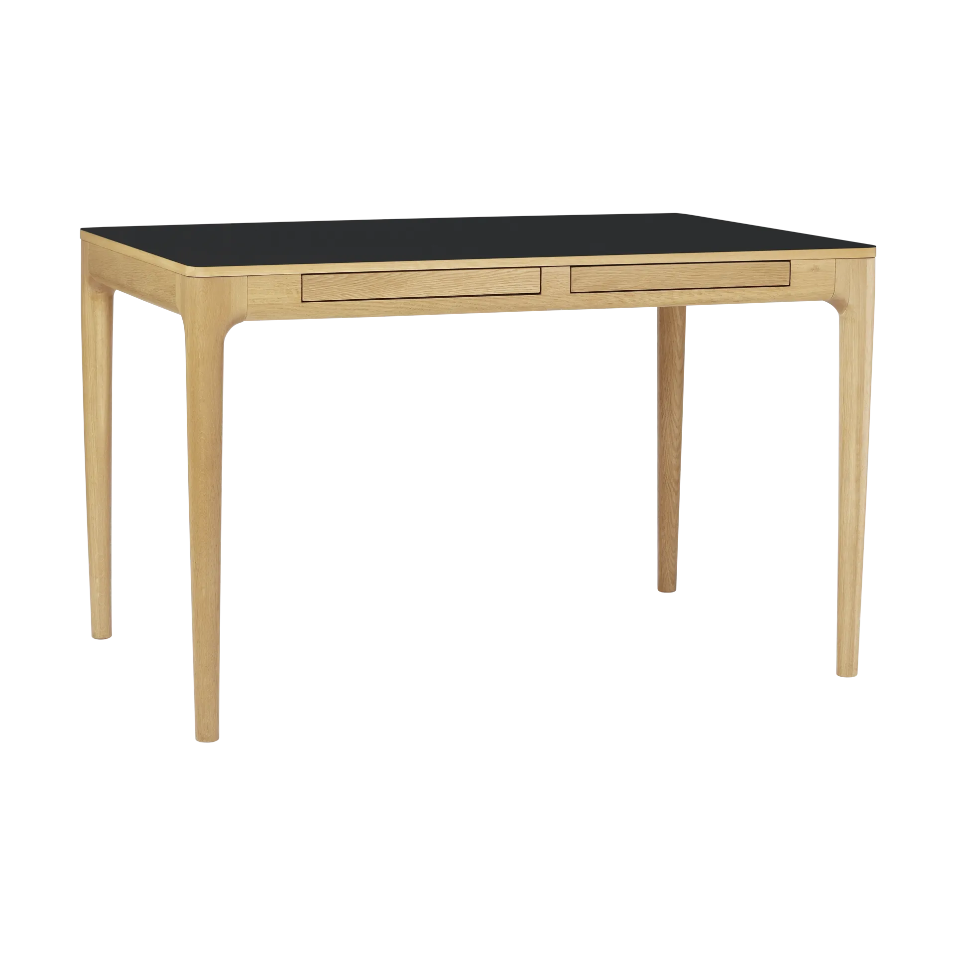 Heart'n'Soul skrivbord 80x120 cm, Oak-Fenix black Umage