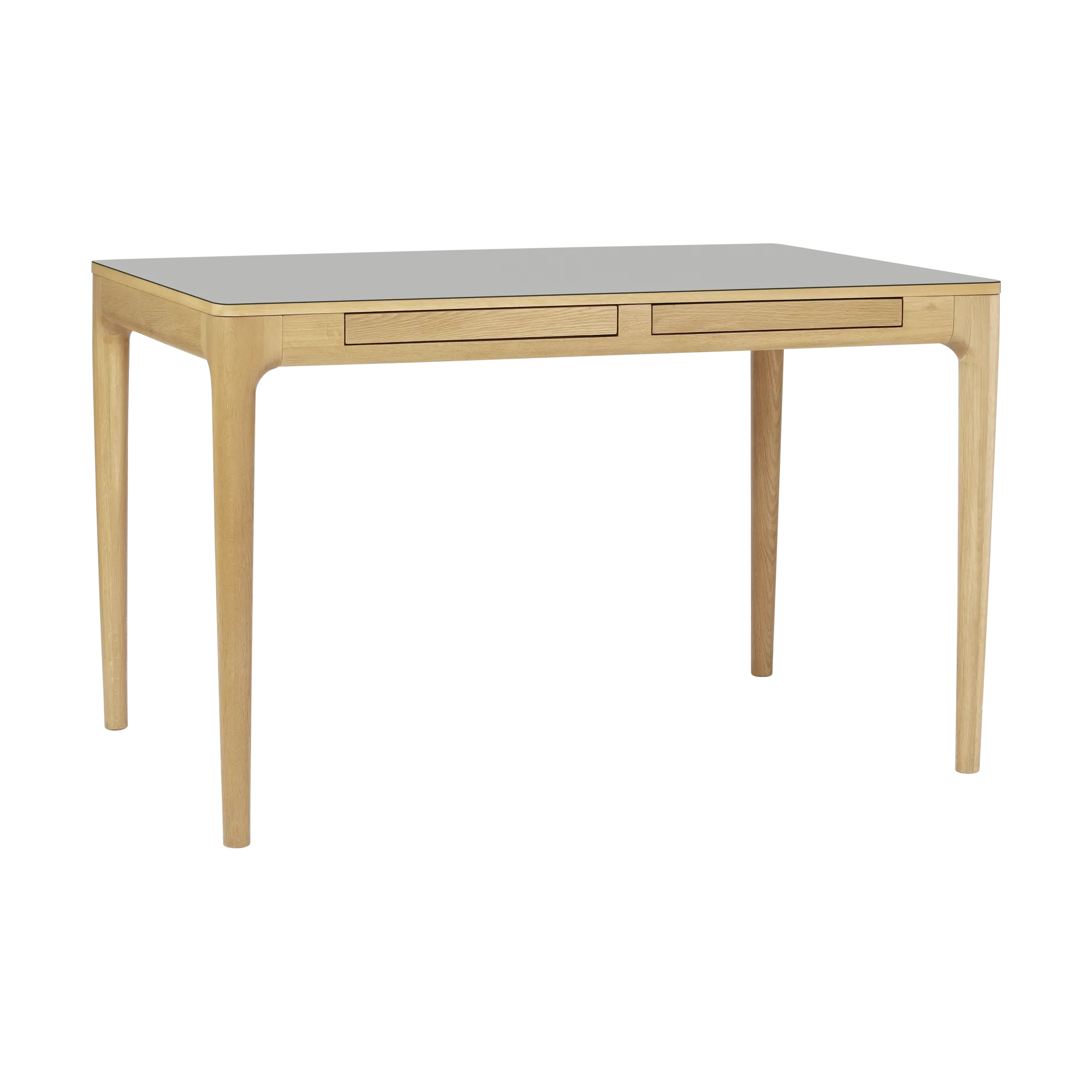 Heart'n'Soul skrivbord 80x120 cm, Oak-Fenix cloud grey Umage