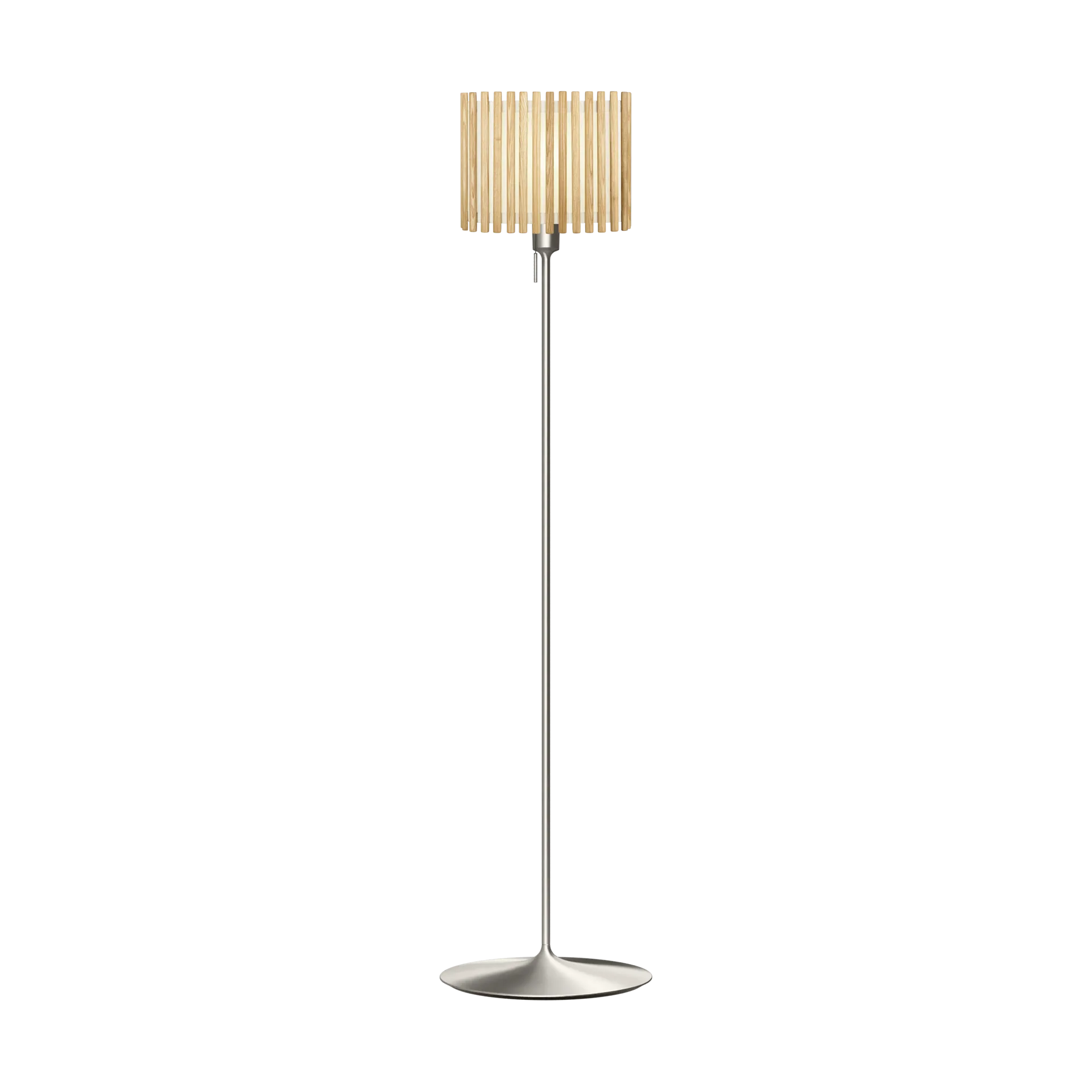 Komorebi golvlampa medium, Rectangular oak-borstat stål Umage