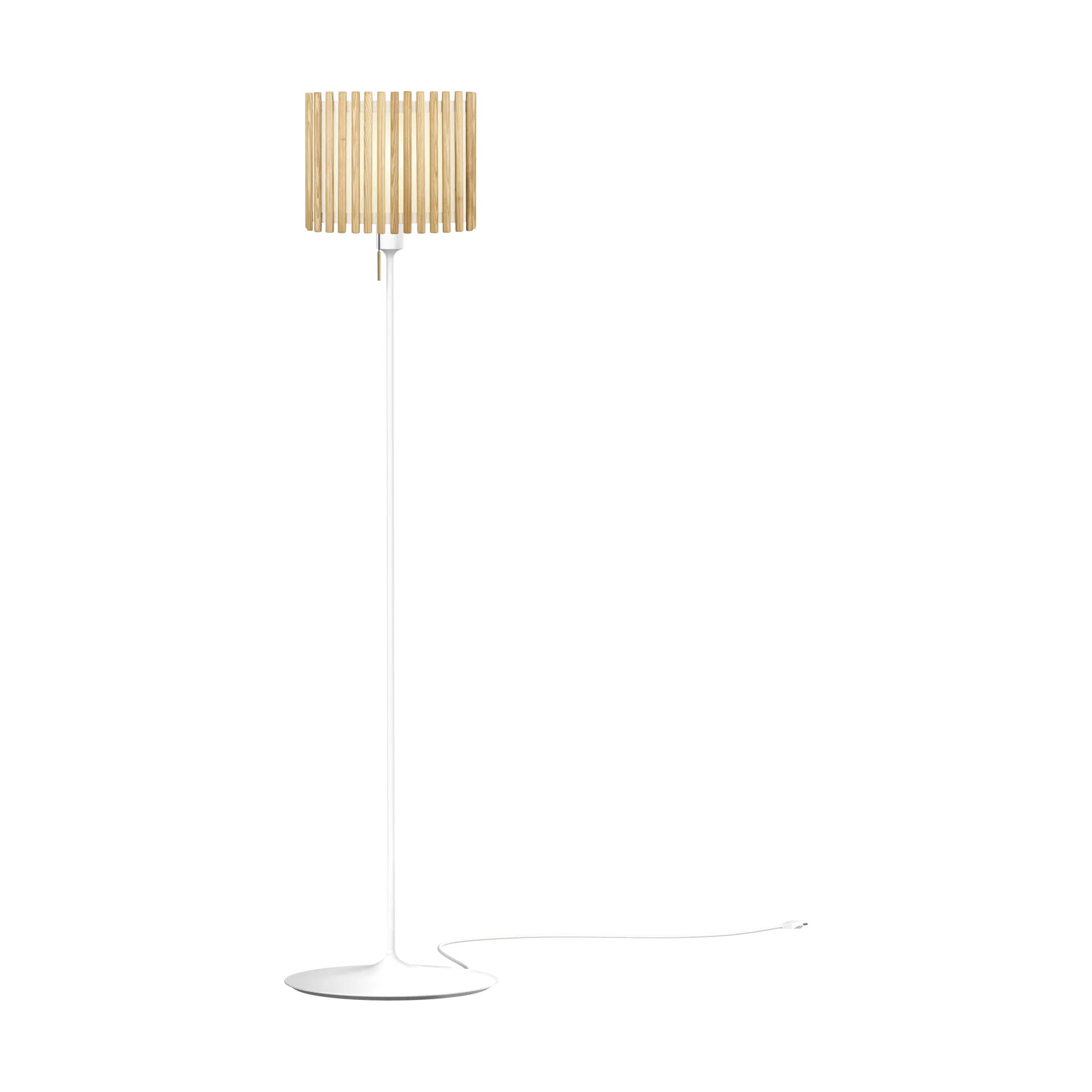 Komorebi golvlampa medium, Rectangular oak-vit Umage