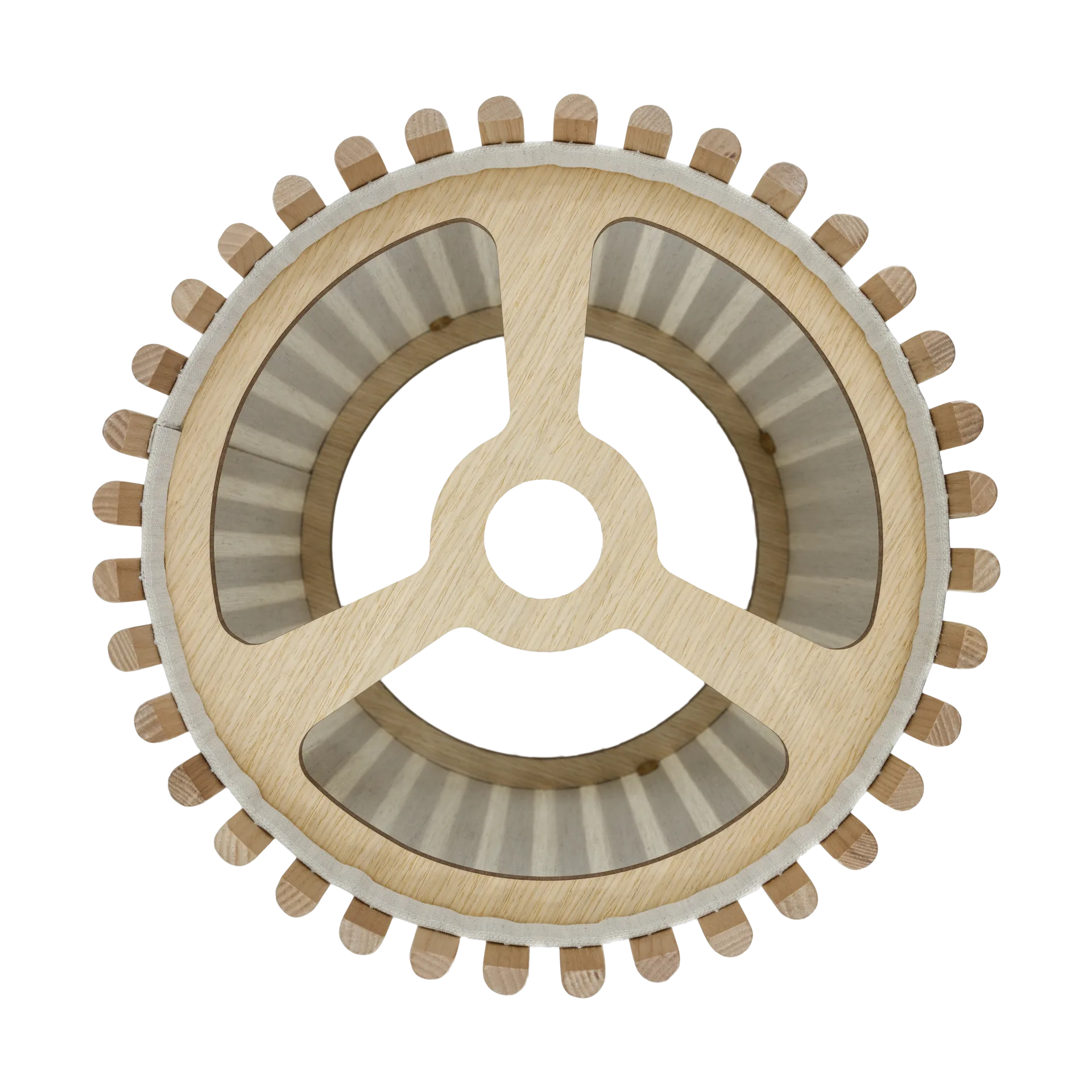 Komorebi pendel large, Circle oak-svart Umage